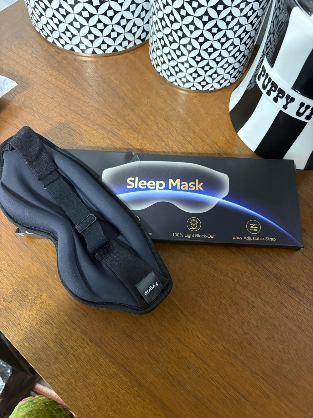 New in box Sleep Mask with Adjustable Strap